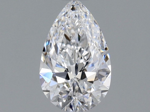 0.51 carat D-SI1 Natūralus Pear Deimantas (1)