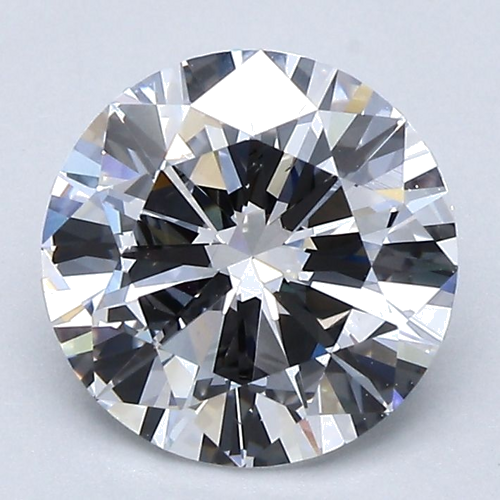2.01 carat D-VS1 GD cut Natūralus Round Deimantas (1)