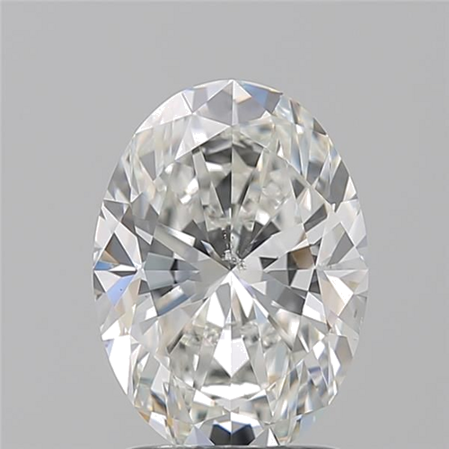1.7 carat G-SI2 Natūralus Oval Deimantas (1)