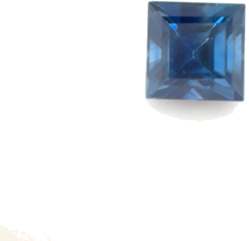 0.59 carat BLUE Square Safyras (1)