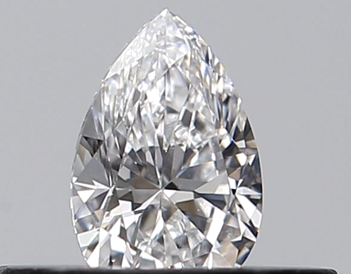 0.24 carat D-VVS1 Natūralus Pear Deimantas (1)