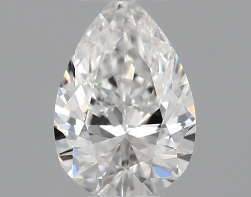 0.23 carat F-VVS2 Natūralus Pear Deimantas (1)