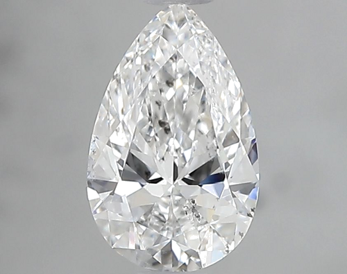 0.8 carat E-SI2 Natūralus Pear Deimantas (1)