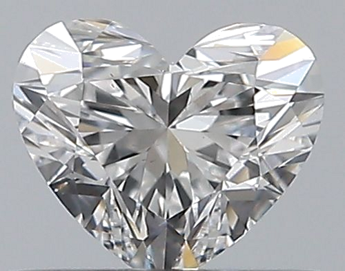 0.4 carat E-VS2 Natūralus Heart Deimantas (1)
