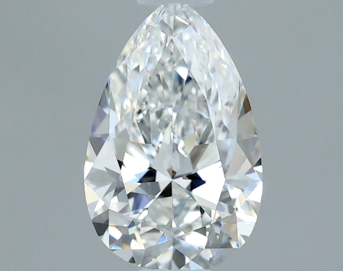 0.38 carat E-VVS1 Natūralus Pear Deimantas (1)