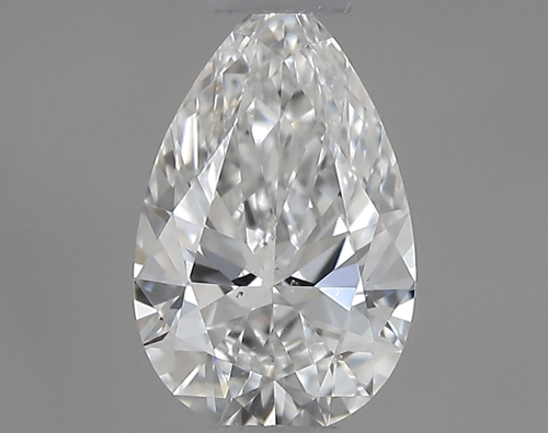 0.36 carat F-SI1 Natūralus Pear Deimantas (1)