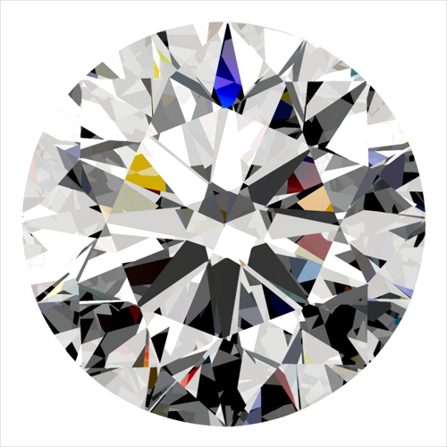 0.45 carat H-VVS1 Excellent cut Natūralus Round Deimantas (1)