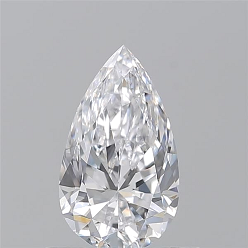 0.7 carat D-VS1 Natūralus Pear Deimantas (1)
