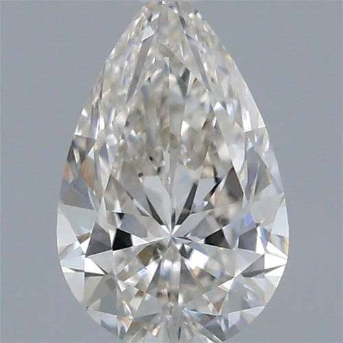 0.51 carat I-VS1 Natūralus Pear Deimantas (1)
