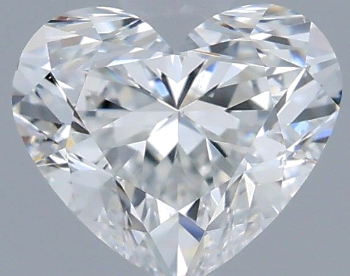 0.5 carat F-VS2 Natūralus Heart Deimantas (1)