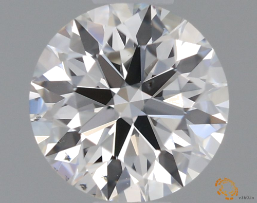 0.5 carat H-SI1 Excellent cut Natūralus Round Deimantas (1)