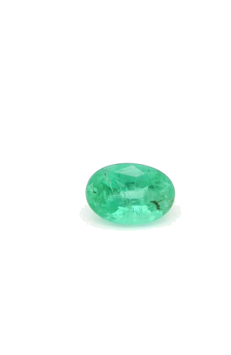 0.59 carat GREEN Oval Smaragdas (1)