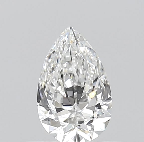 0.31 carat F-SI1 Natūralus Pear Deimantas (1)