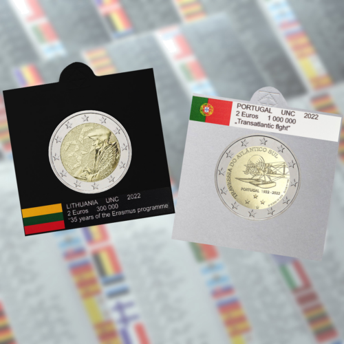 Флагове - стикери за държачи за евромонети (Само за 2021 г.) (1)