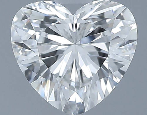 0.8 carat F-VS1 Natūralus Heart Deimantas (1)