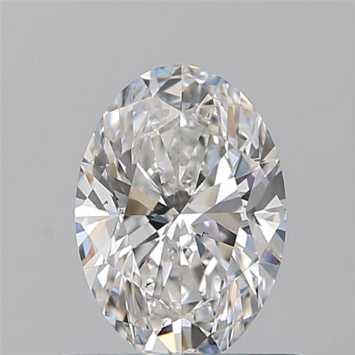 0.78 carat F-SI1 Natūralus Oval Deimantas (1)
