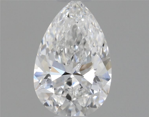 0.37 carat E-VS1 Natūralus Pear Deimantas (1)