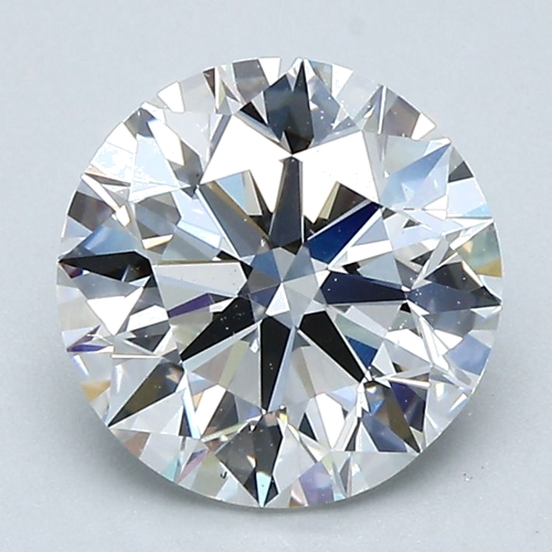 2.01 carat F-VVS2 Excellent cut Natūralus Round Deimantas (1)
