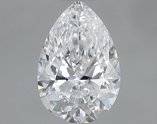 0.7 carat D-VS2 Natūralus Pear Deimantas (1)