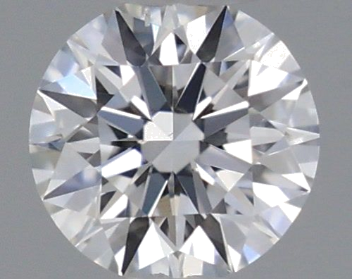 0.17 carat F-VVS2 Excellent cut Natūralus Round Deimantas (1)