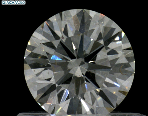 0.55 carat K-VS2 Very Good cut Natūralus Round Deimantas (1)