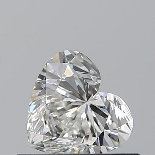 0.5 carat H-VVS2 Natūralus Heart Deimantas (1)