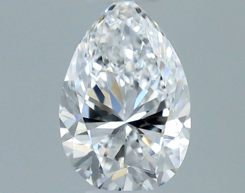 0.3 carat D-VS1 Natūralus Pear Deimantas (1)