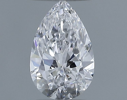 0.3 carat D-VVS1 Natūralus Pear Deimantas (1)