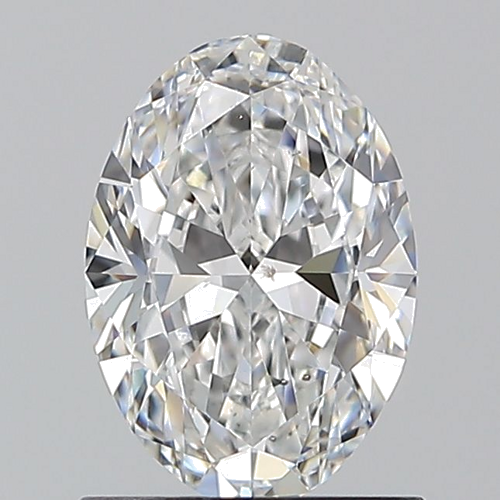 1.01 carat E-SI1 Natūralus Oval Deimantas (1)