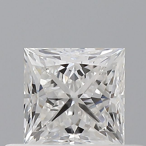 0.5 carat E-VVS2 Natūralus Princess Deimantas (1)