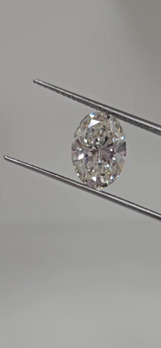 3.01 carat H-SI2 Natūralus Oval Deimantas (1)