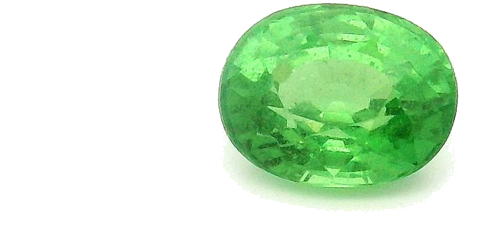 0.43 carat GREEN Oval Garnet (1)