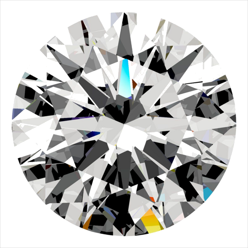 0.3 carat D-VVS1 Excellent cut Natūralus Round Deimantas (1)