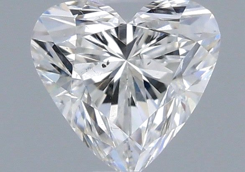 0.3 carat F-SI1 Natūralus Heart Deimantas (1)
