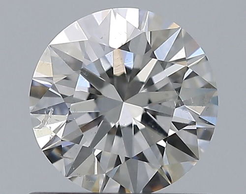 0.63 carat F-SI2 Excellent cut Natūralus Round Deimantas (1)