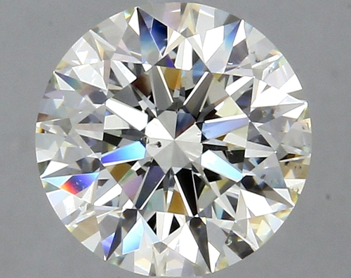 3.26 carat K-SI1 Excellent cut Natūralus Round Deimantas (1)