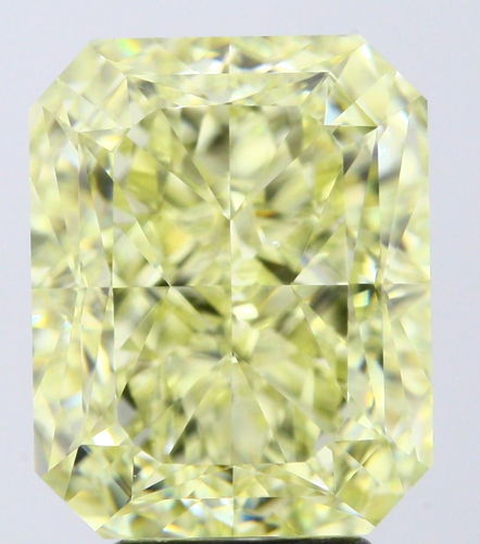 6.01 carat Fancy Light Yellow-VS2 Natūralus Radiant Deimantas (1)