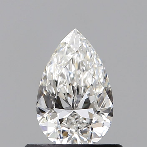 0.5 carat F-SI1 Natūralus Pear Deimantas (1)