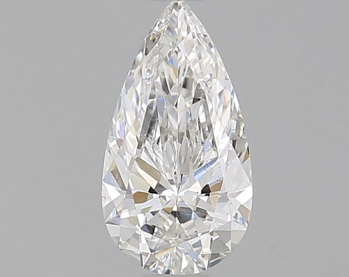 0.5 carat F-SI1 Natūralus Pear Deimantas (1)
