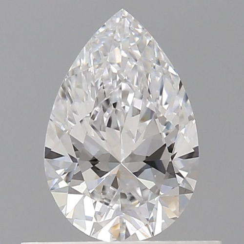 0.5 carat D-VS2 Natūralus Pear Deimantas (1)