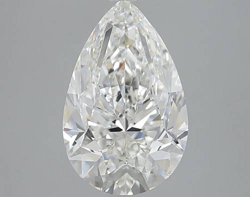 4.01 carat I-SI1 Natūralus Pear Deimantas (1)