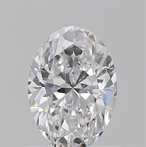 0.7 carat D-SI1 Natūralus Oval Deimantas (1)