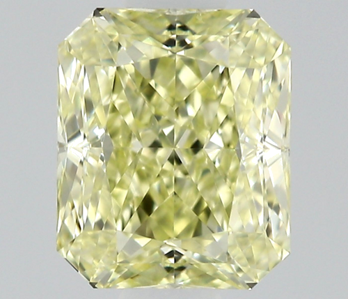 0.7 carat Fancy Light Yellow-VS2 Natūralus Radiant Deimantas (1)