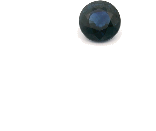 0.64 carat BLUE Round Safyras (1)
