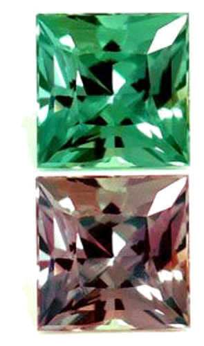 0.12 carat GREEN Square Alexandrite (1)