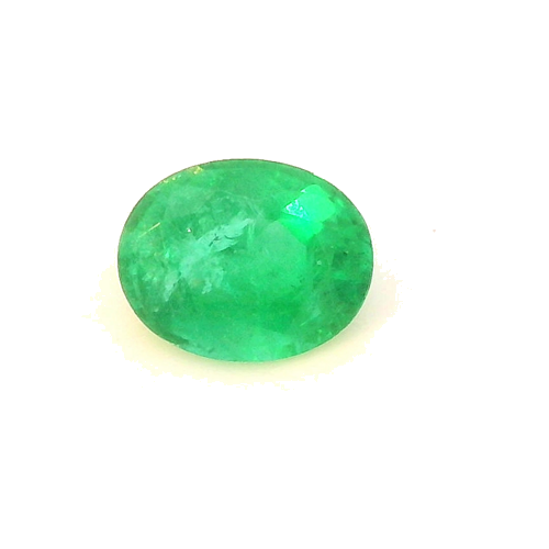 0.38 carat GREEN Oval Smaragdas (1)