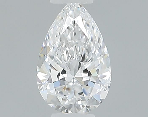 0.3 carat D-VS1 Natūralus Pear Deimantas (1)
