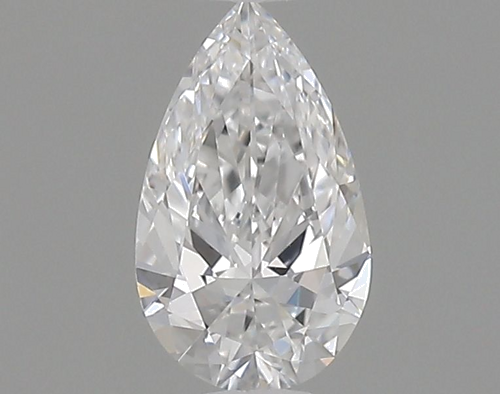 0.3 carat D-VVS1 Natūralus Pear Deimantas (1)