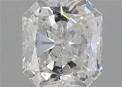 1.55 carat F-SI2 Natūralus Radiant Deimantas (1)