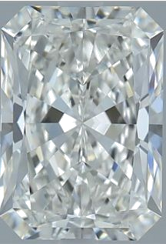 2.2 carat H-VS1 Natūralus Radiant Deimantas (1)